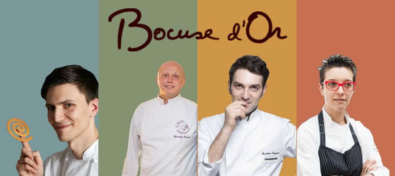 보퀴즈 도르 (Bocuse D’Or): 고른곤졸라 Dop 치즈와 함께 보퀴즈 도르로 가는 이탈리아 셰프들