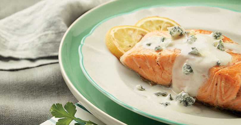 고르곤졸라 소스 연어구이